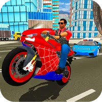 Superhero Stunt Bike Simulator icon