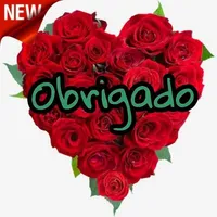 figurinhas de Obrigado flores  icon