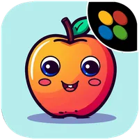 Cartoon Food Coloring Book icon