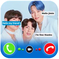 Jimin Fake Call Video & Chat icon