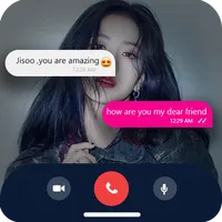Jisoo Blackpink Video call icon