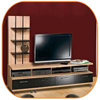 Minimalist Television Rack icon