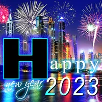 Happy new year 2023 icon