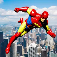Flying Superhero Rescue City icon