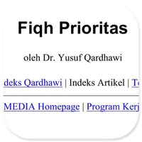 Fiqih Prioritas Yusuf Qardhawi icon