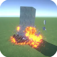 Sandbox destruction simulation icon