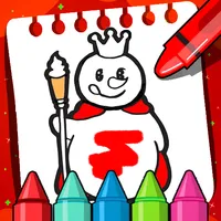 Mixue- coloring book icon