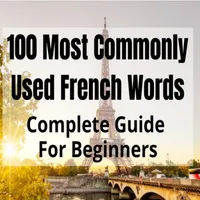 100 basic words in french icon
