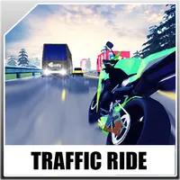 3D simulation motorcycle icon