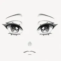 How to draw anime eyes icon