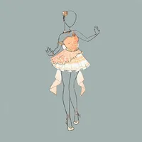 How to draw dresses icon