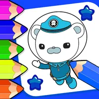 Octonauts coloring book icon