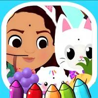 Gaby's Coloring Dollhouse Game icon