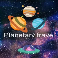 Planetary travel icon