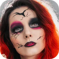Halloween makeup photo editor icon