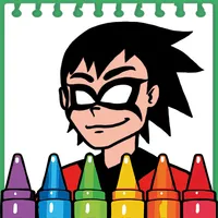 Teen Coloring Book Titans Hero icon