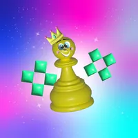 Queen and pawns icon