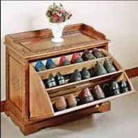 Shoe rack design icon