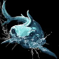 Deep sea travel icon