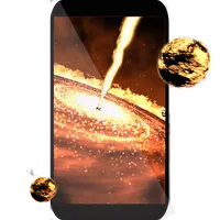 Quasar 3D live wallpaper icon