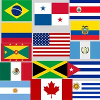 America Flags Stickers icon