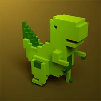 Dino 3d run icon