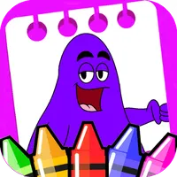 The Grimace Shake Color book icon
