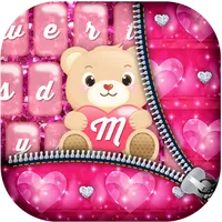 Pink Glitter Keyboard Themes icon