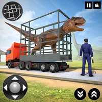 Dino Transporter Truck Games icon