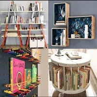 Unique & Creative Bookshelf De icon