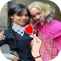 Wednesday & Enid stickers icon