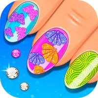 Kids nail salon icon