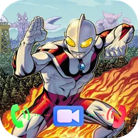 Fake Video Call Ultraman Prank icon
