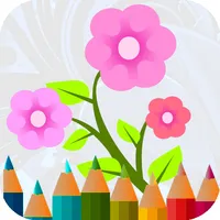 Coloring Garden Flowers icon