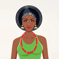 African Fashion Dress Up Game icon