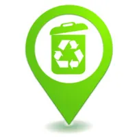 Recycling point icon