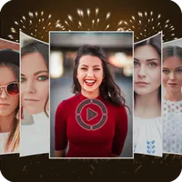 Slideshow photo to video maker icon