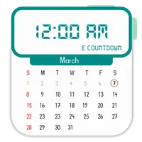 Abc countdown and event organi icon