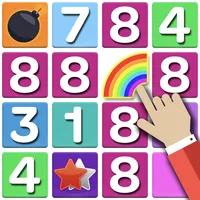 Merge number block puzzle icon