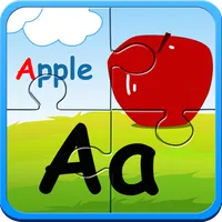 Alphabet jigsaw puzzle game icon