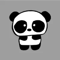 Panda Encouragement - Cartoon icon