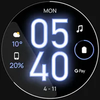 Awf Glow Digital: Watch face icon