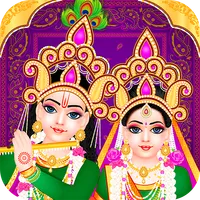 Lord Radha Krishna Live Temple icon