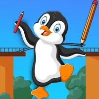 Draw Bridge: Save Penguin Game icon
