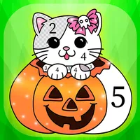 Glittery Halloween Coloring icon