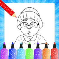 Glitter Turning Red Coloring icon