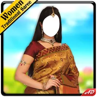 Women Traditional Saree Suit icon