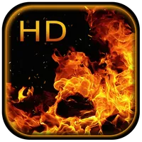 Burning flame Live Wallpaper icon