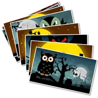 Halloween greetings icon