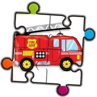 Fire trucks puzzle games icon